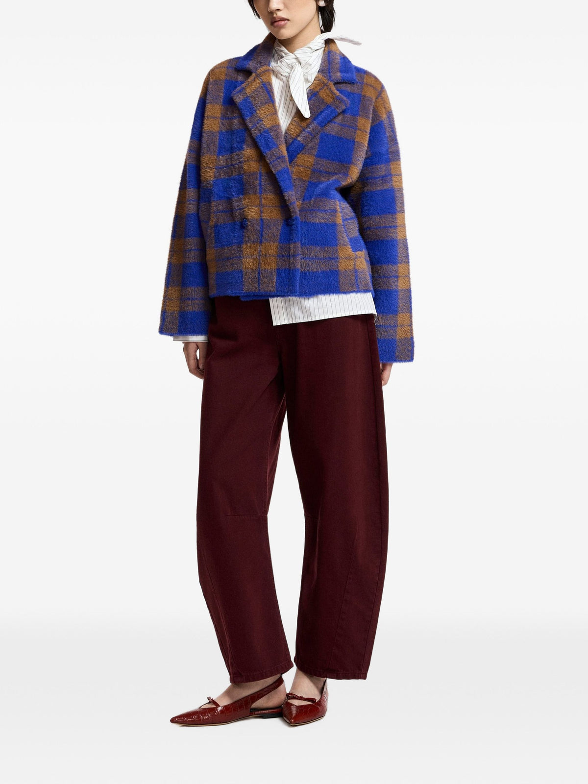 ESSENTIEL ANTWERP KARREAU CHECK JACKET