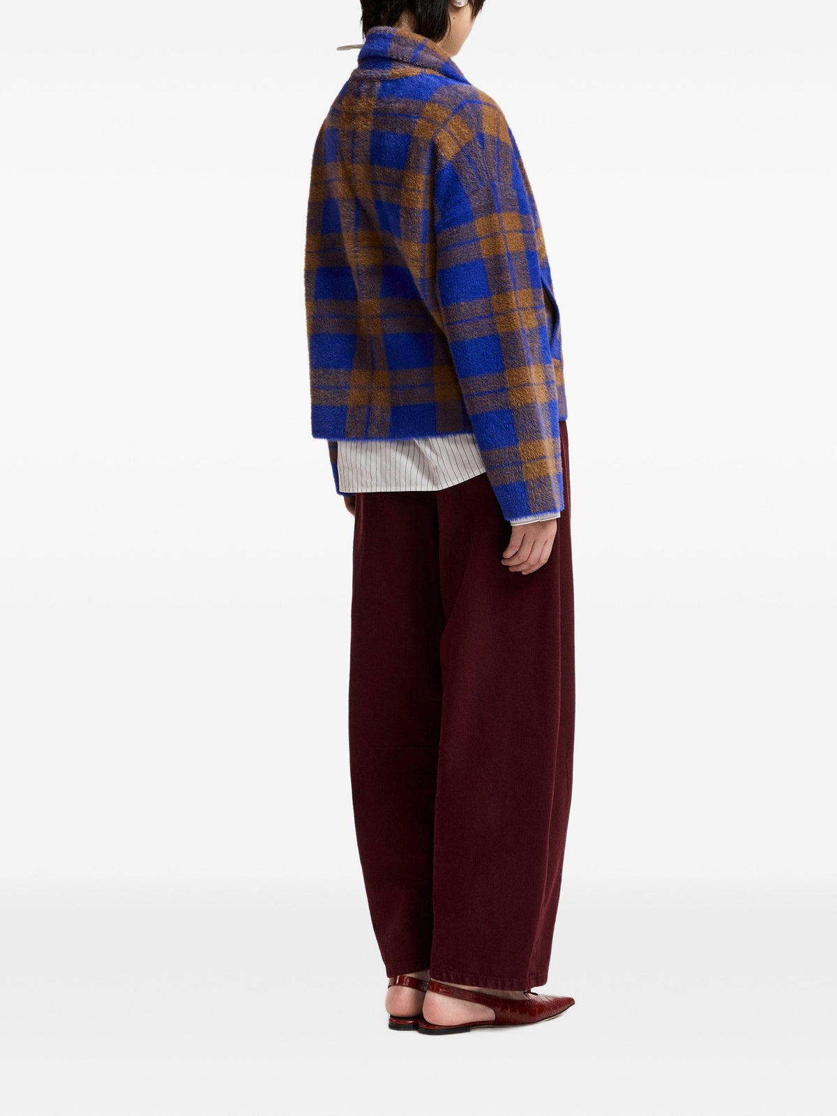 ESSENTIEL ANTWERP KARREAU CHECK JACKET