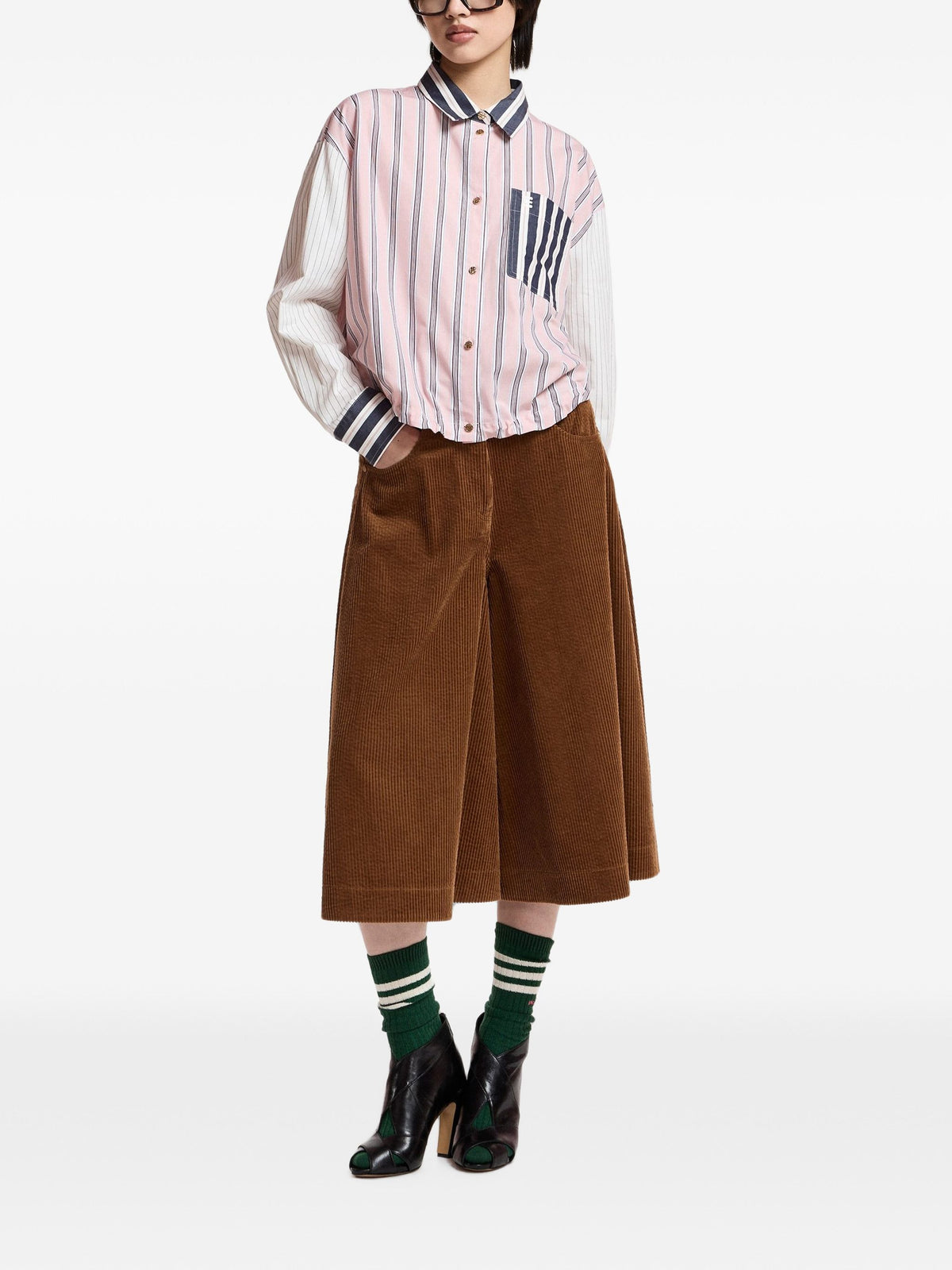 ESSENTIEL ANTWERP KOZEF CROPPED SHIRT