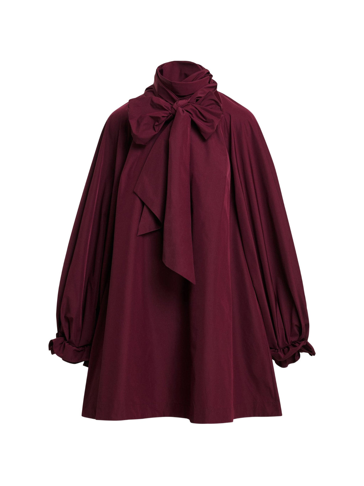 ESSENTIEL ANTWERP KHAI PUSSY BOW TIE MINI DRESS