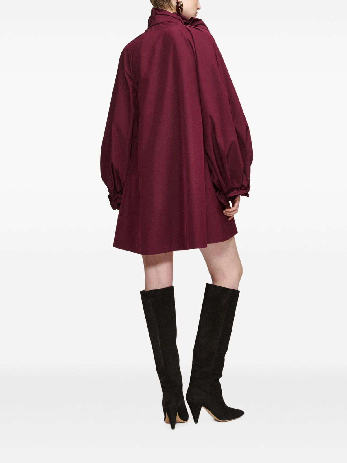 ESSENTIEL ANTWERP KHAI PUSSY BOW TIE MINI DRESS