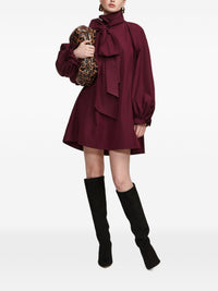 ESSENTIEL ANTWERP KHAI PUSSY BOW TIE MINI DRESS