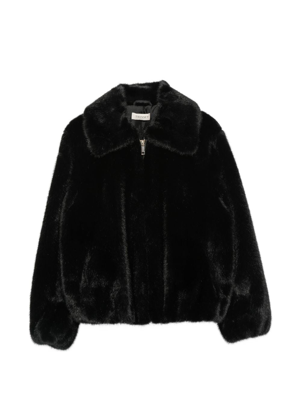 TWIN-SET FAUX FUR JACKET