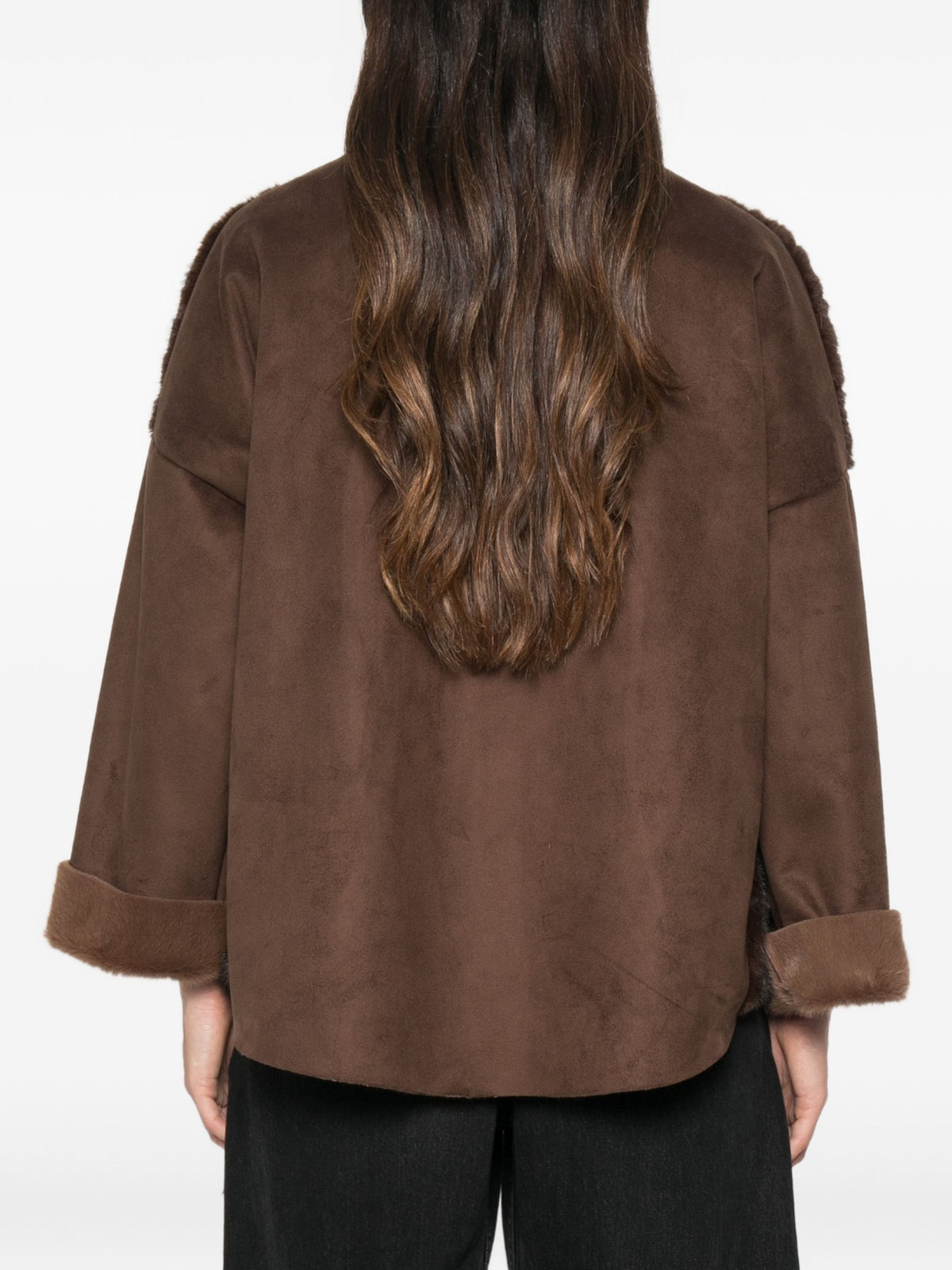 COLLECTION PRIVEE FAUX SHEARLING JACKET