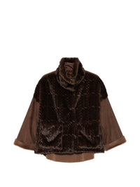 COLLECTION PRIVEE FAUX SHEARLING JACKET