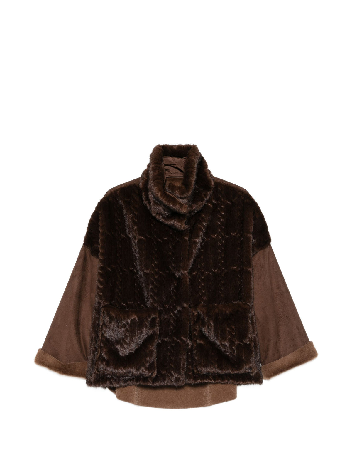 COLLECTION PRIVEE FAUX SHEARLING JACKET