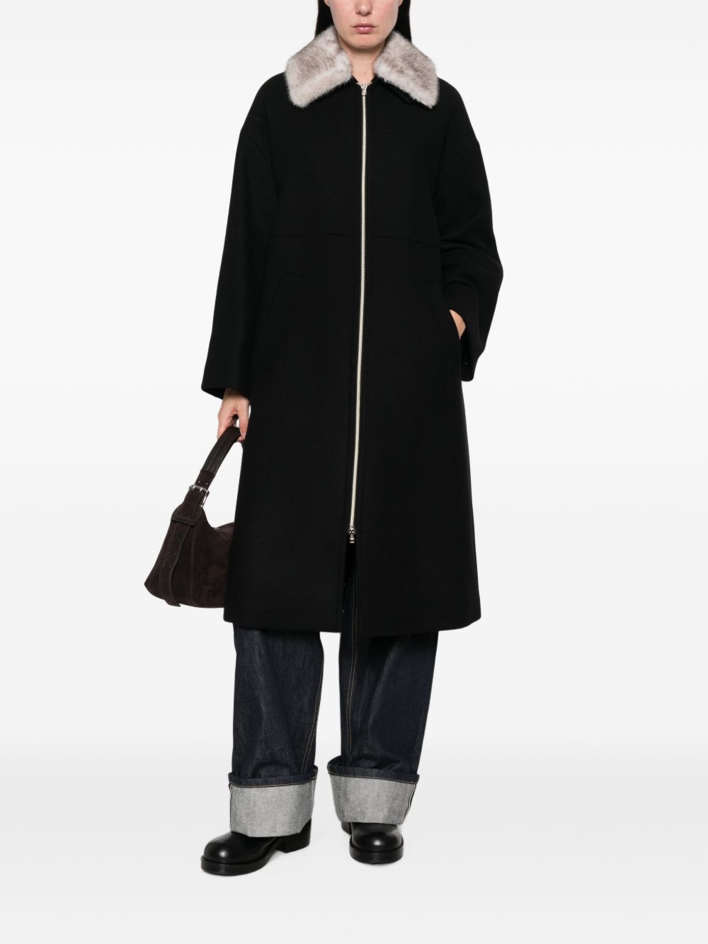 HERNO ZIP UP COAT