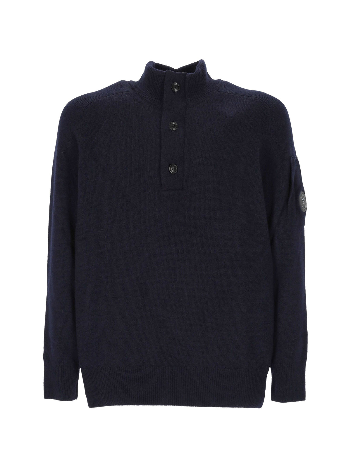 C.P. COMPANY HALF BUTTON SWEATER