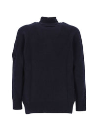 C.P. COMPANY HALF BUTTON SWEATER
