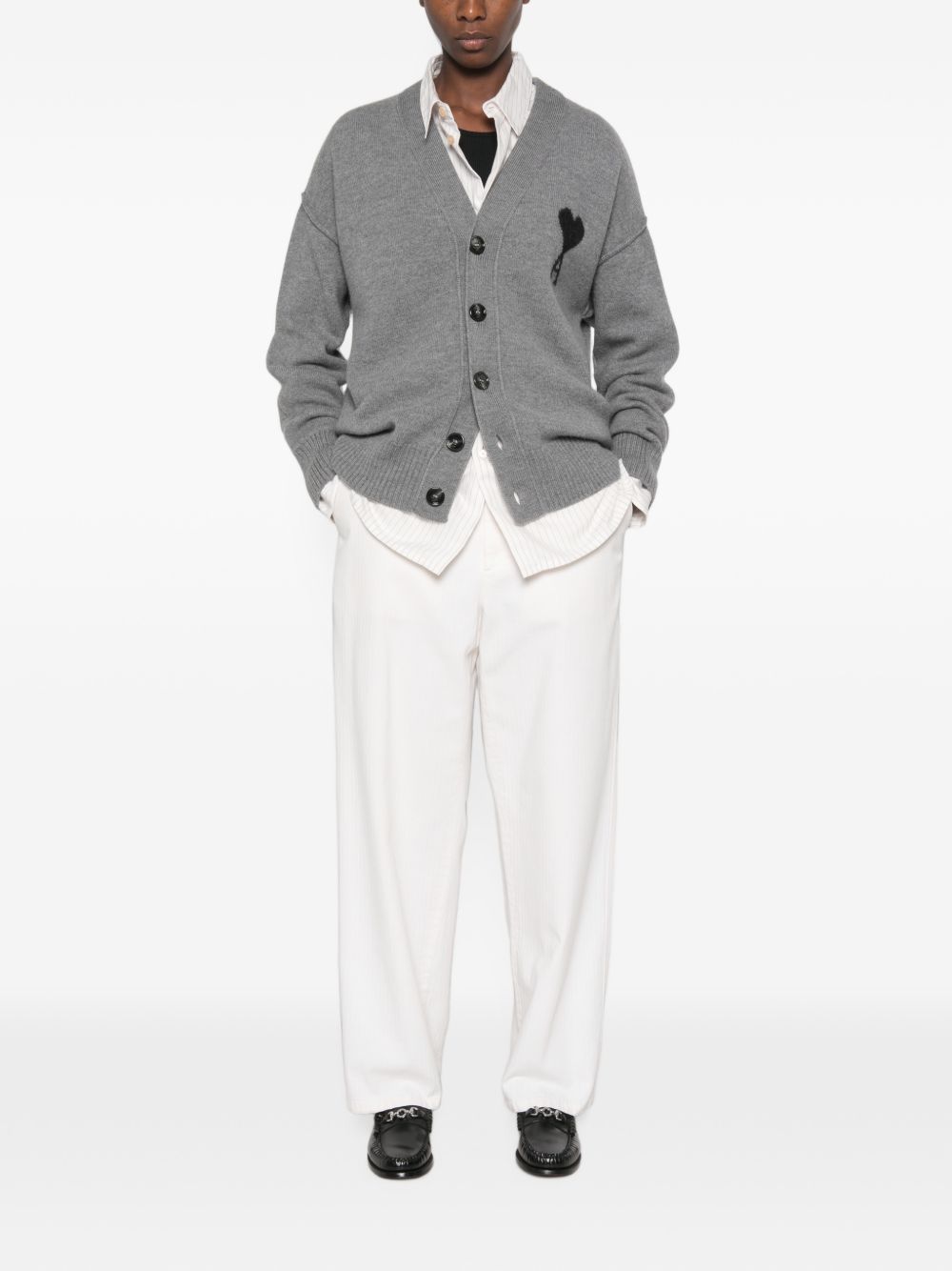 AMI PARIS ADC V NECK CARDIGAN