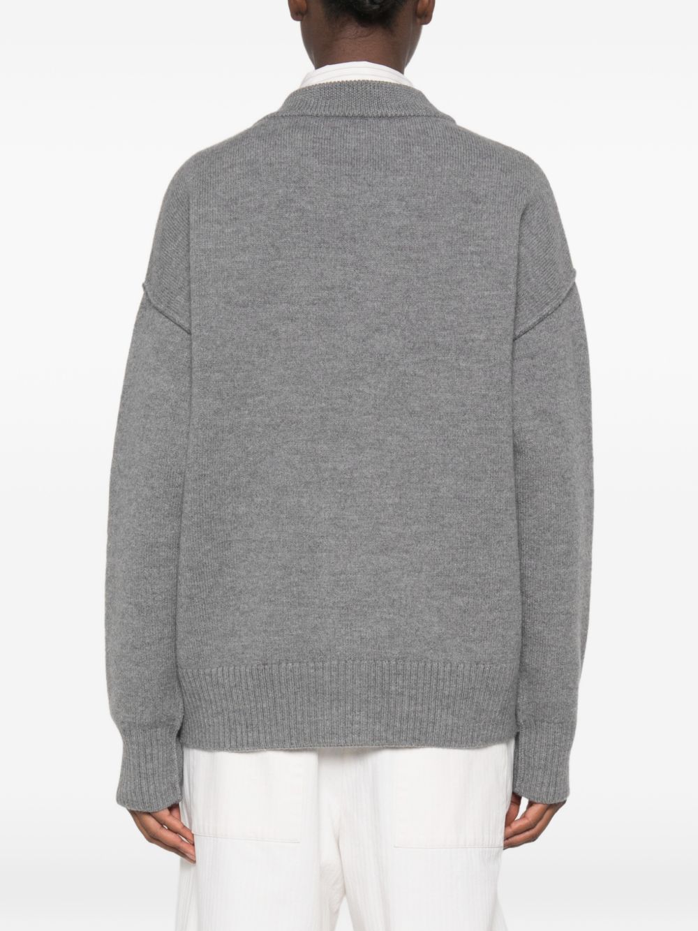 AMI PARIS ADC V NECK CARDIGAN