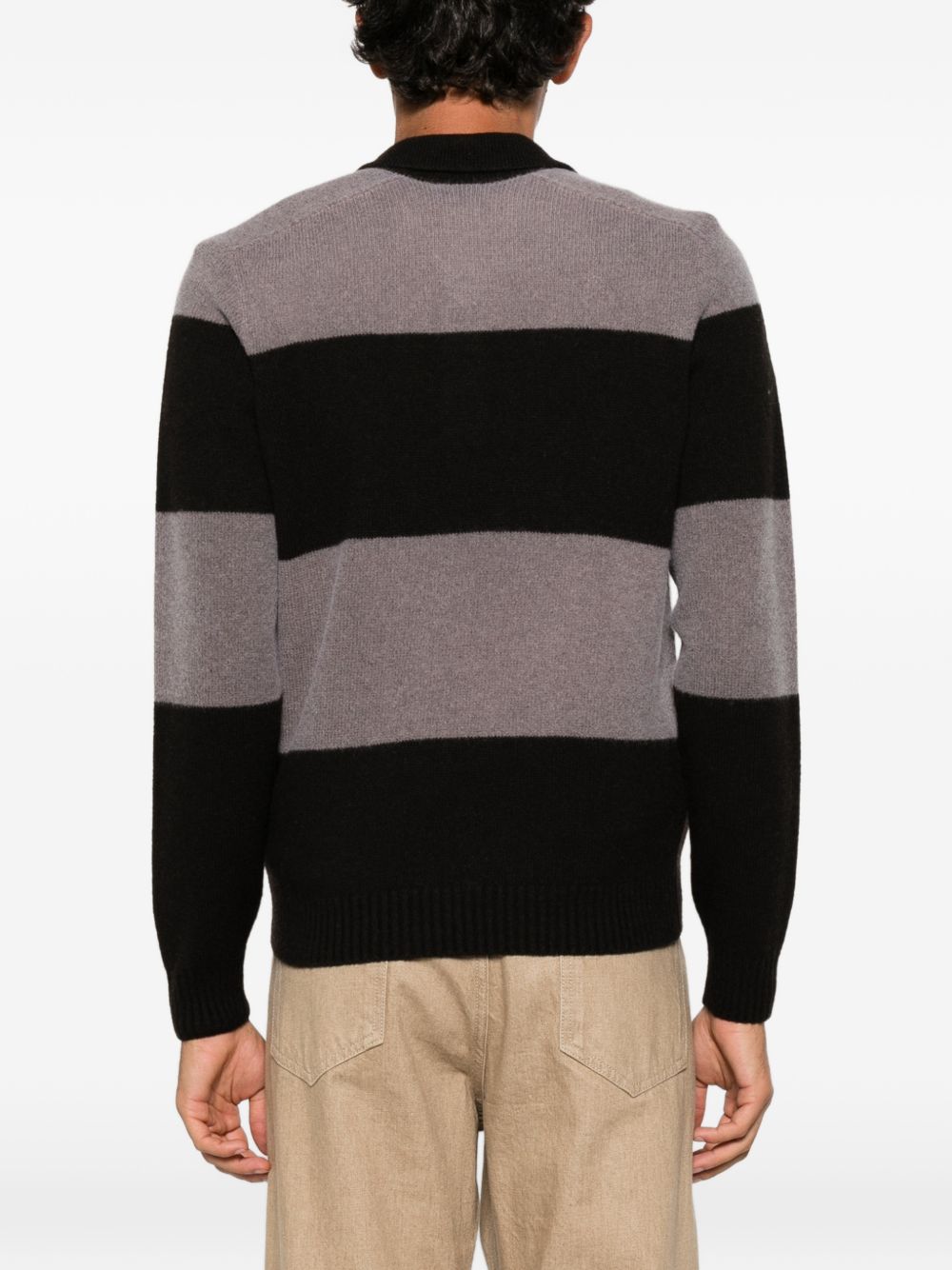 AROVESCIO STRIPED POLO