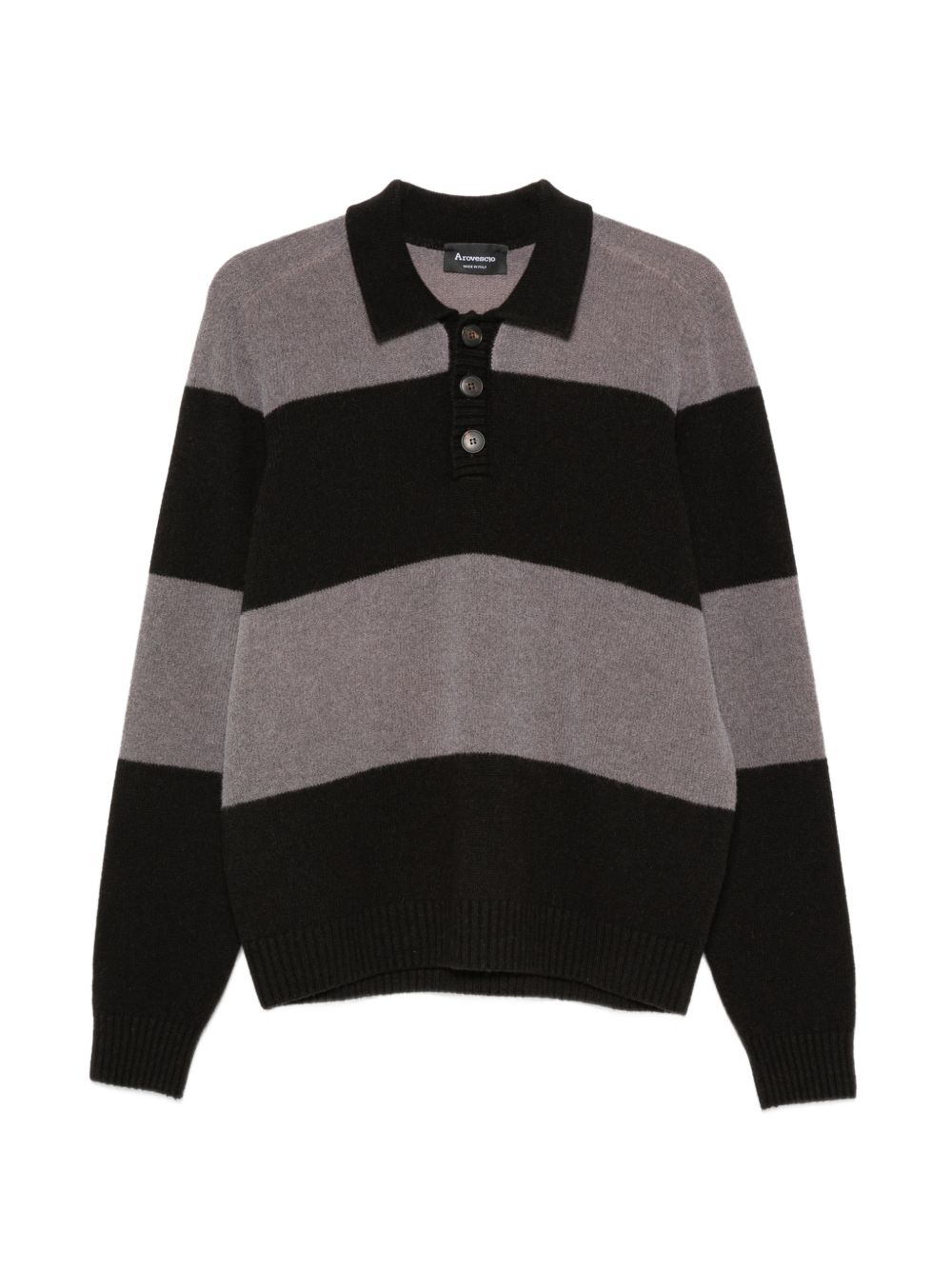 AROVESCIO STRIPED POLO