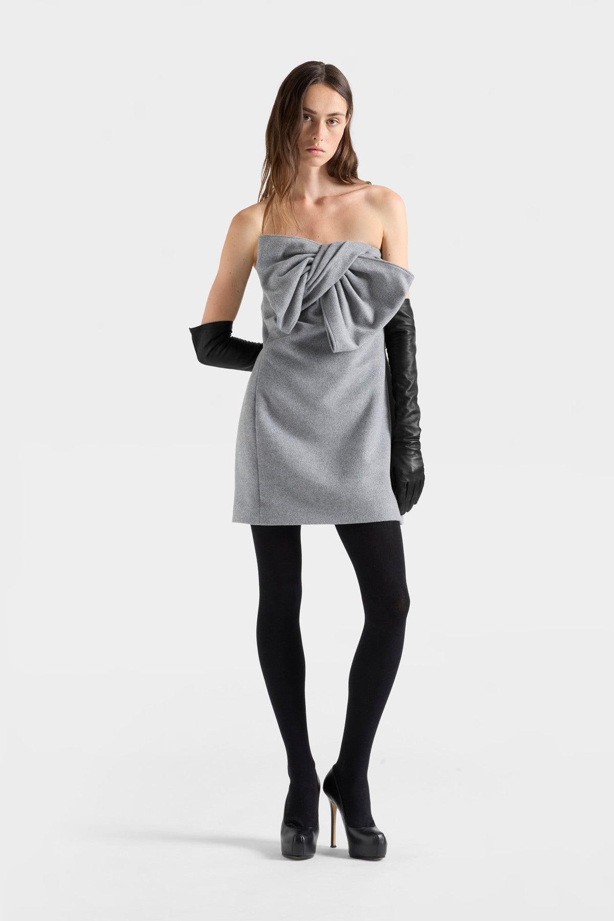 7 FOR ALL MANKIND BOW MINI DRESS