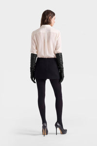 7 FOR ALL MANKIND BOW MINI SKIRT