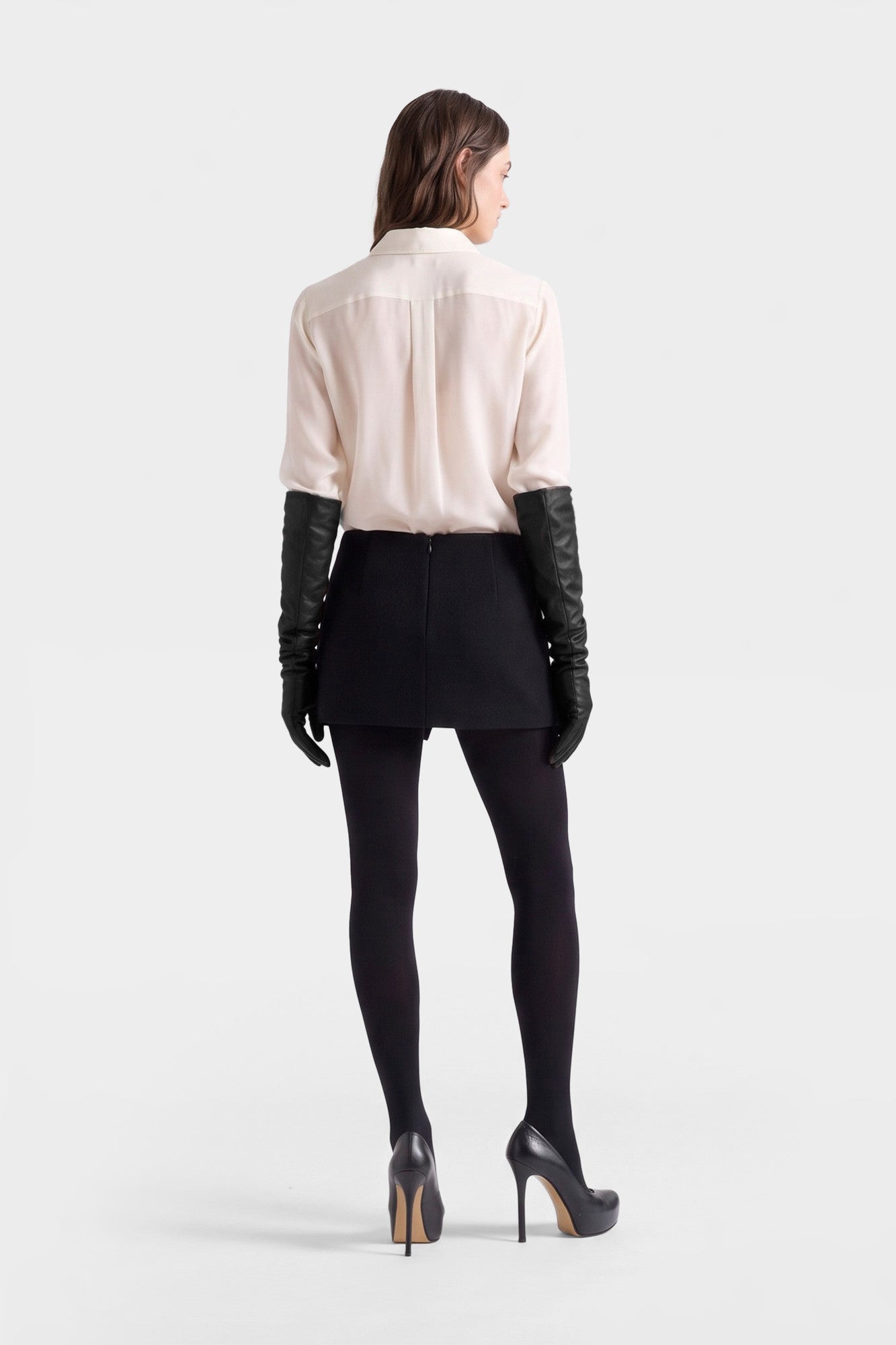 7 FOR ALL MANKIND BOW MINI SKIRT