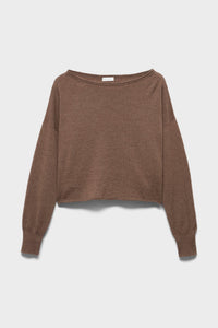 7 FOR ALL MANKIND BOAT NECK CROPPED SWEATER
