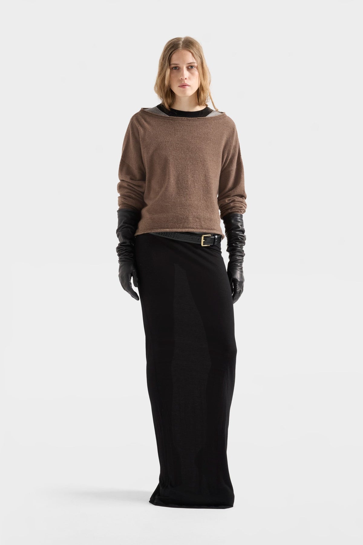 7 FOR ALL MANKIND BOAT NECK CROPPED SWEATER