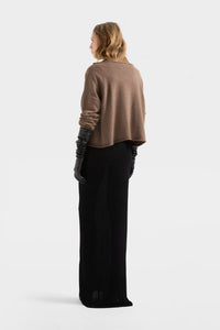 7 FOR ALL MANKIND BOAT NECK CROPPED SWEATER