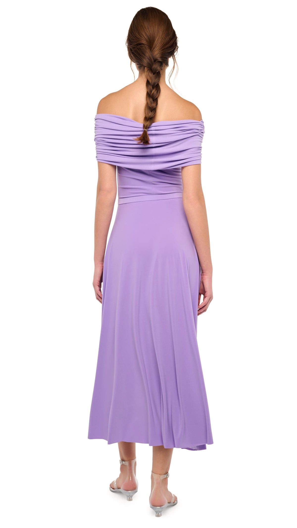 NORMA KAMALI COWL HOODED DRESS