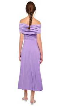 NORMA KAMALI COWL HOODED DRESS