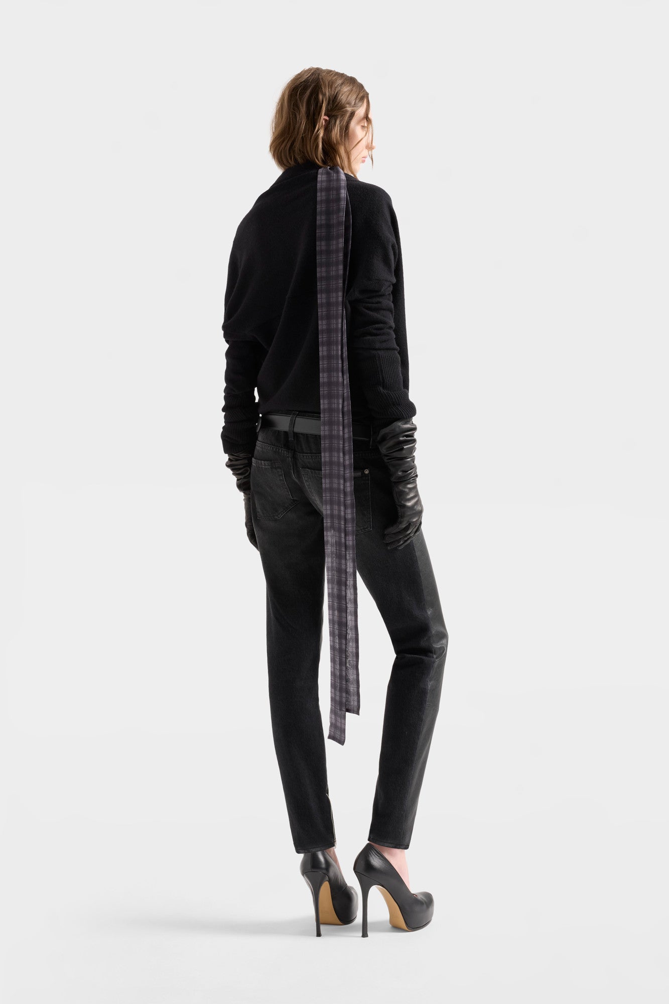 7 FOR ALL MANKIND WRAP V-NECK SWEATER