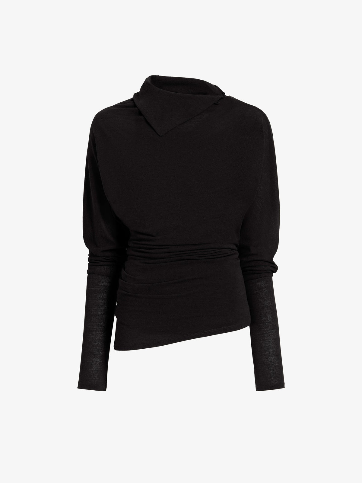 PROENZA SCHOULER GOLDA TOP IN GAUZY JERSEY