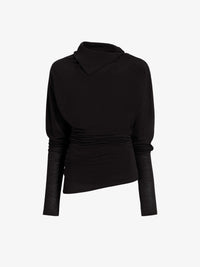 PROENZA SCHOULER GOLDA TOP IN GAUZY JERSEY
