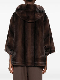 BETTA CORRADI FAUX FUR HOODED JACKET