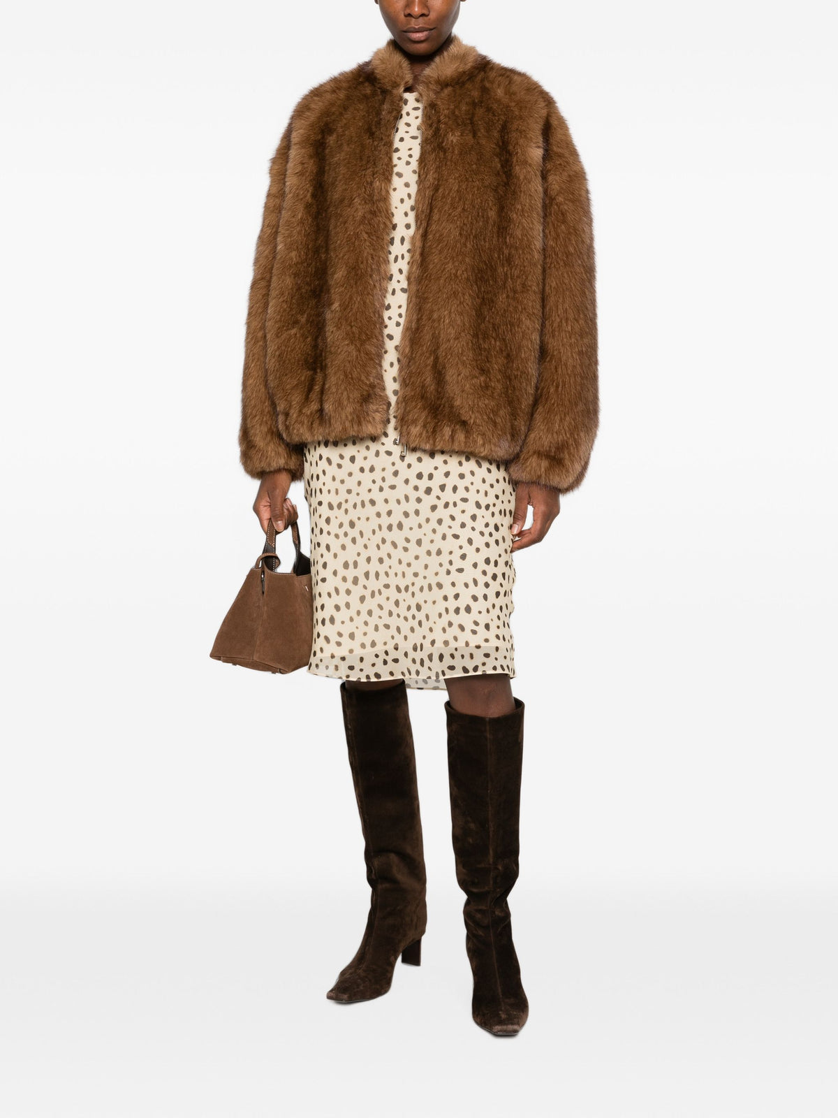BETTA CORRADI FAUX FUR COAT