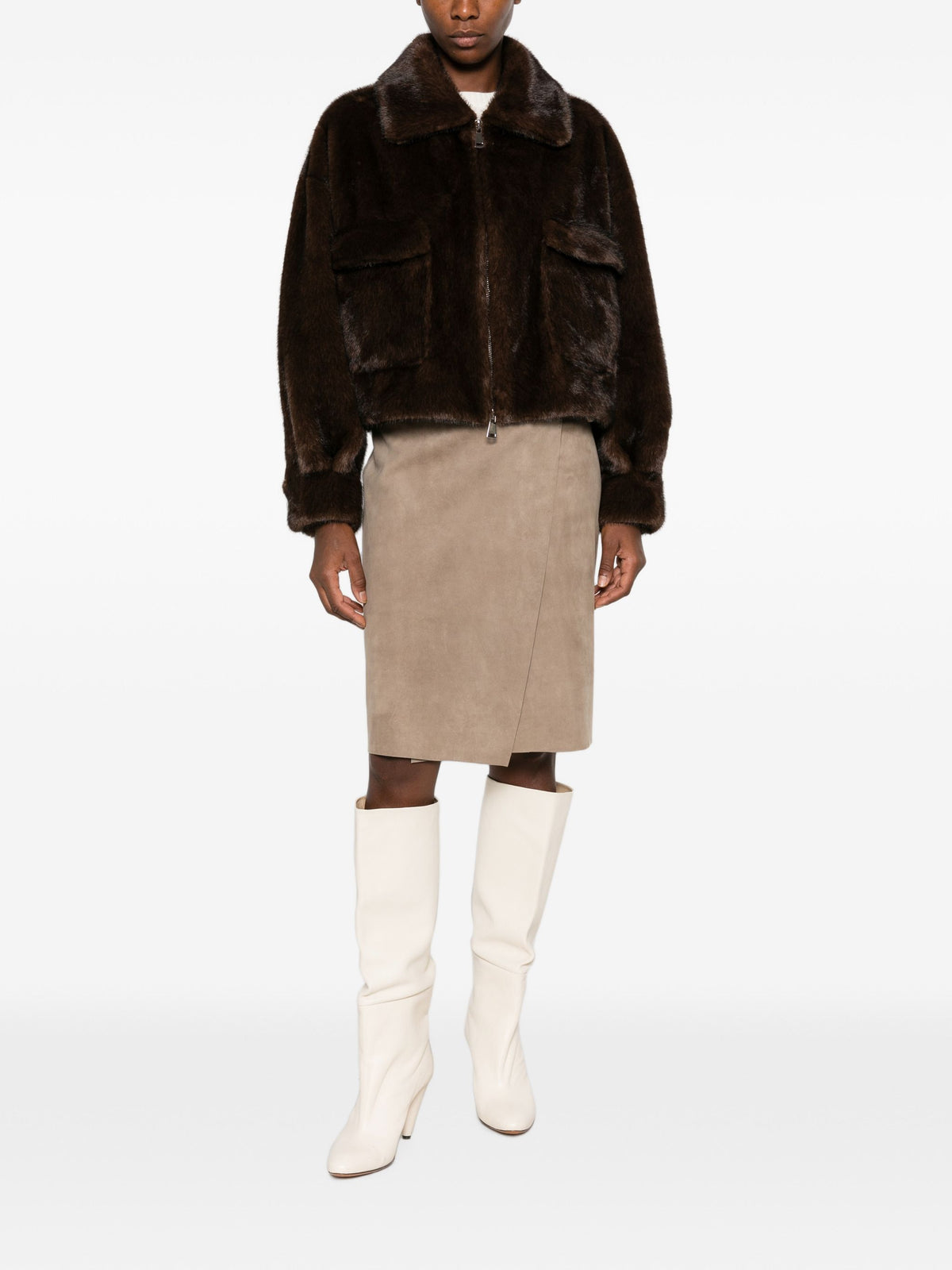 BETTA CORRADI FAUX FUR JACKET