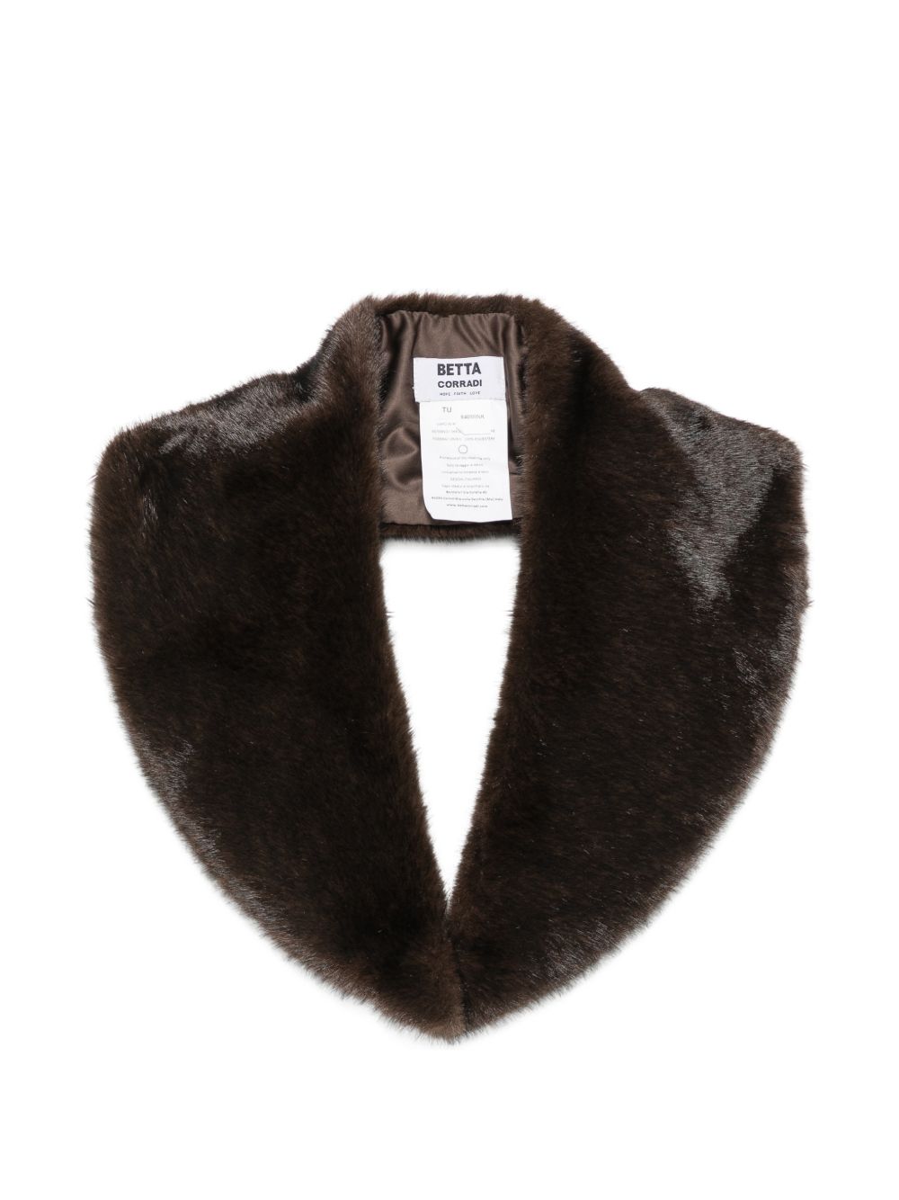 BETTA CORRADI FAUX MINK COLLAR