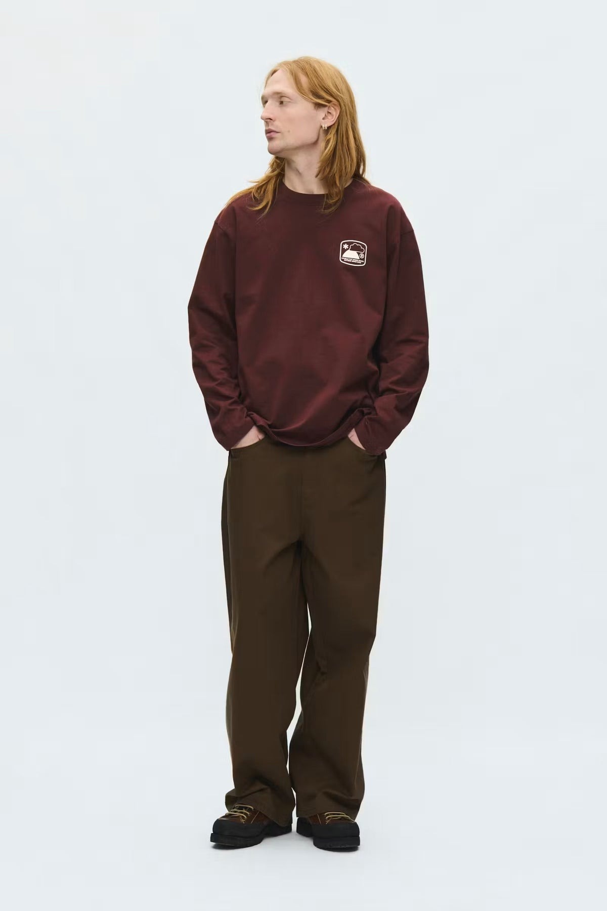 WOOD WOOD LIAM OUTSIDER LS TEE