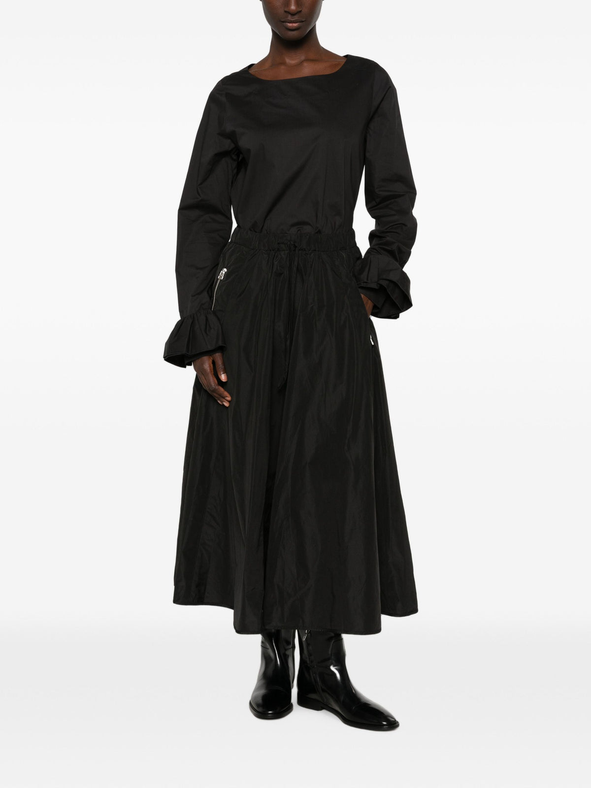 SUSANNE BOMMER SKIRT ZIP TAFFETA
