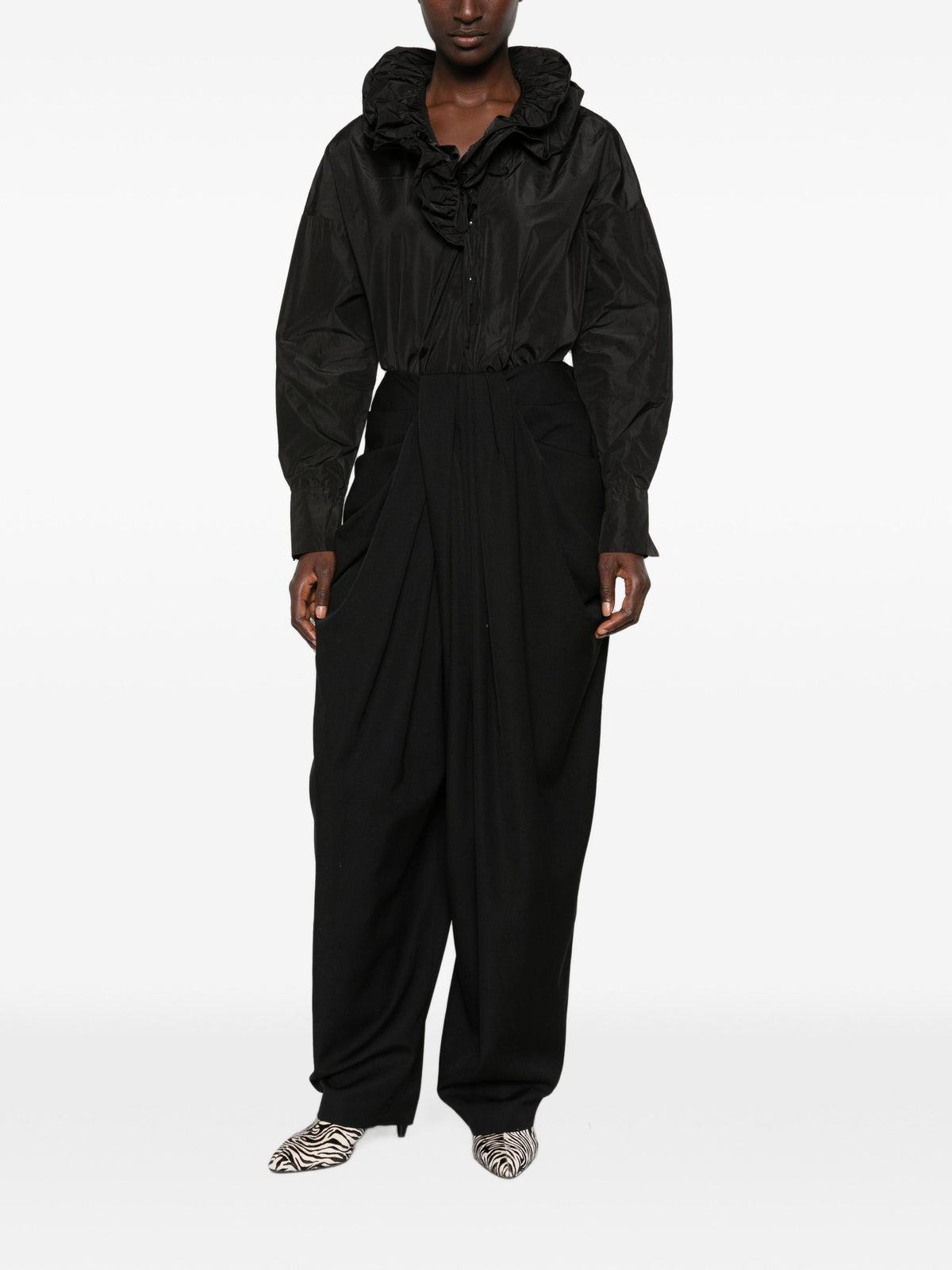 SUSANNE BOMMER RUFFLED BLOUSE