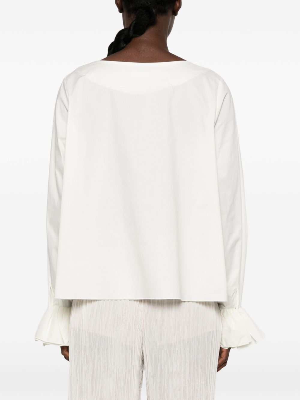 SUSANNE BOMMER RUFFLE SLEEVES SHIRT