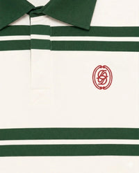DRÔLE DE MONSIEUR ORNAMENT STRIPED POLO