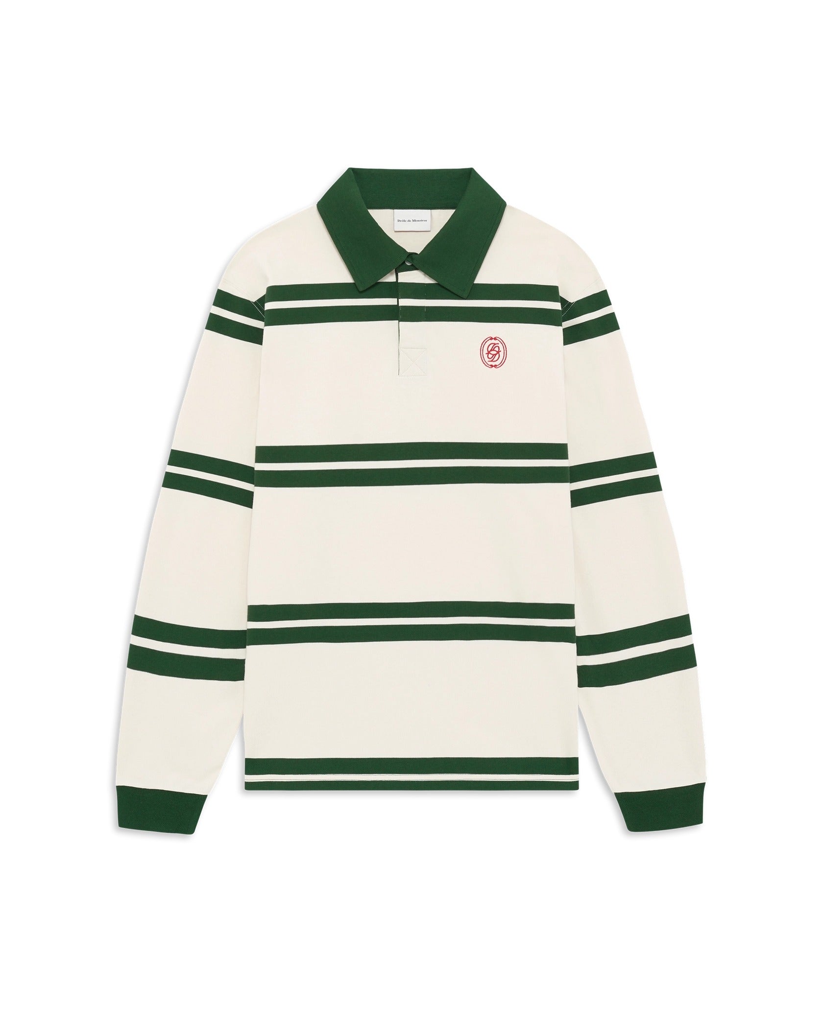 DRÔLE DE MONSIEUR ORNAMENT STRIPED POLO