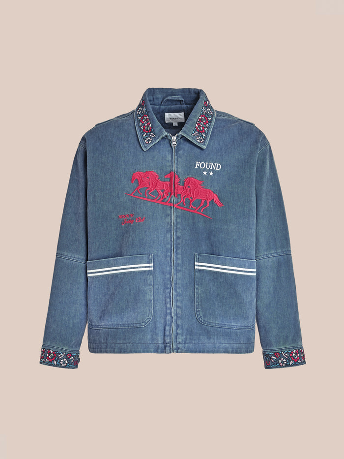 FOUND JOCKEY CLUB EMBROIDERED JACKET