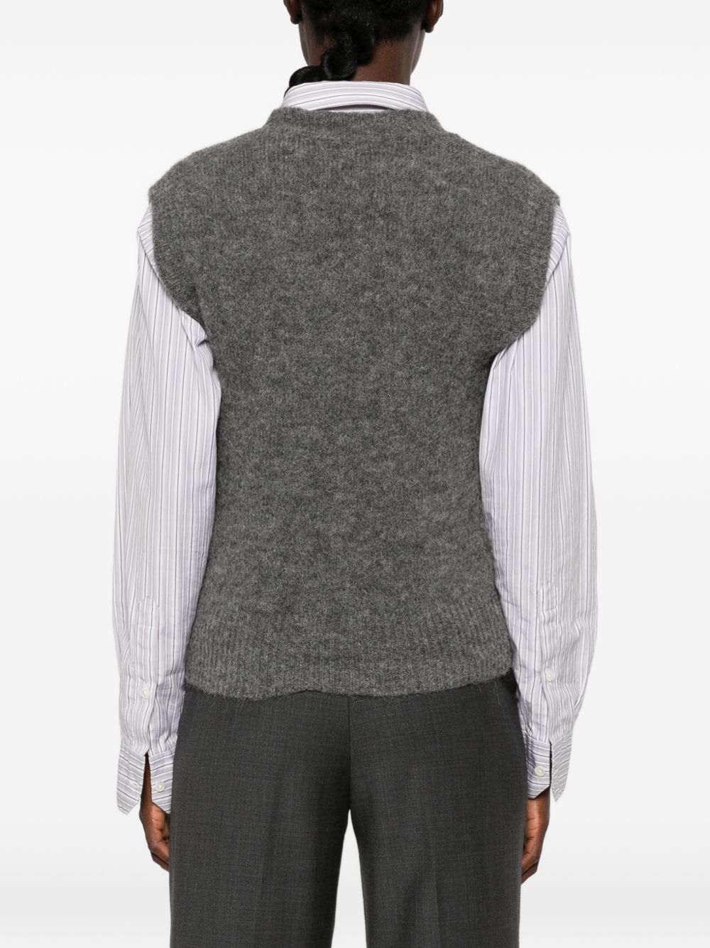 AMI PARIS SLEEVELESS SWEATER