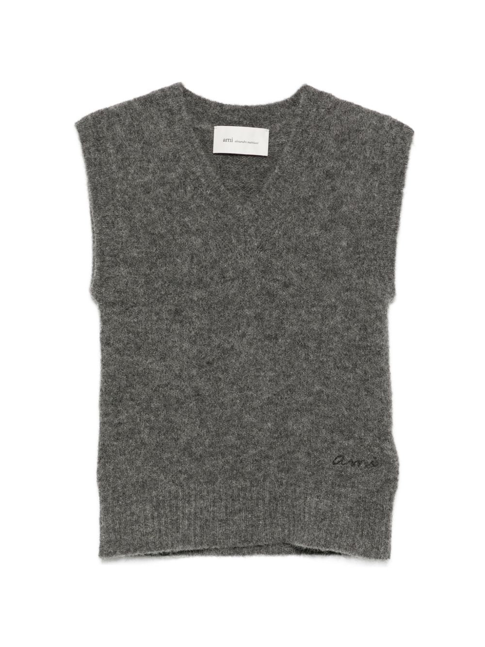 AMI PARIS SLEEVELESS SWEATER