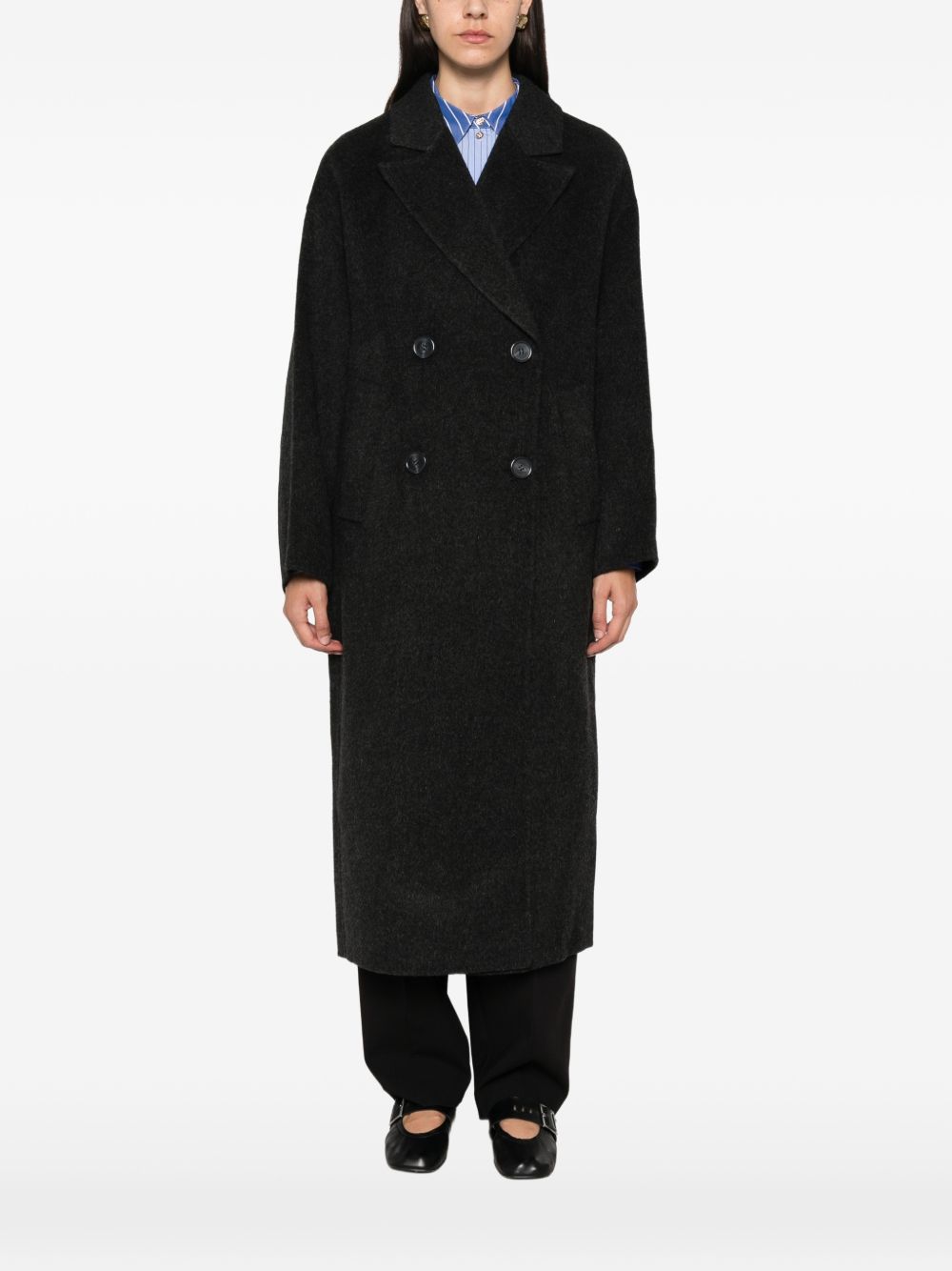 ESSENTIEL ANTWERP KELP DOUBLE FACE COAT