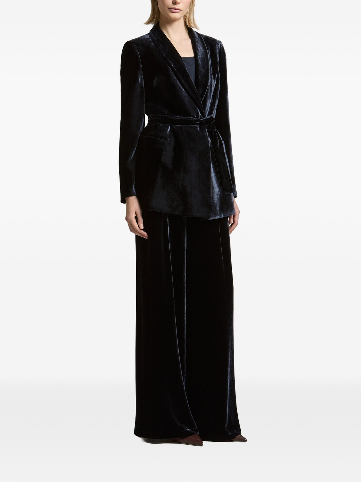 PESERICO AUREA VELVET BLAZER