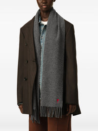 AMI PARIS RED ADC SCARF