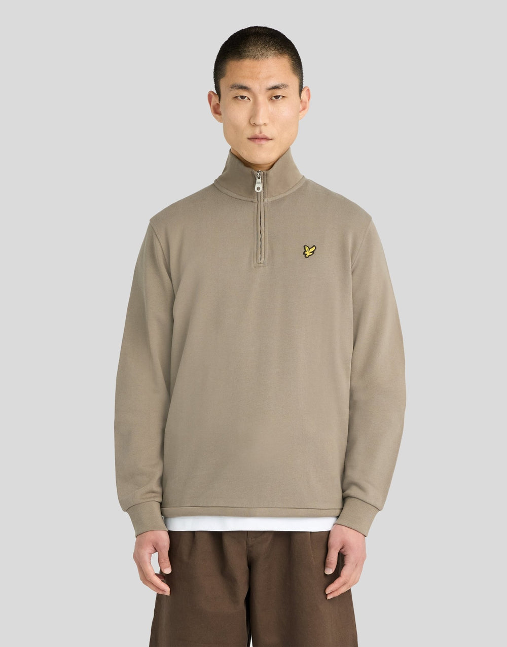 LYLE & SCOTT LOOPBACK QUARTER ZIP  SWEAT