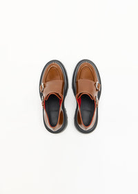 PLAN C LOAFERS WITH BUCKLES
