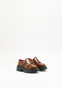 PLAN C LOAFERS WITH BUCKLES