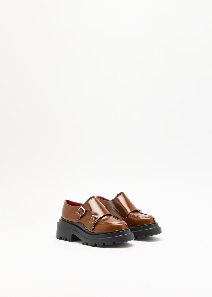 PLAN C LOAFERS WITH BUCKLES