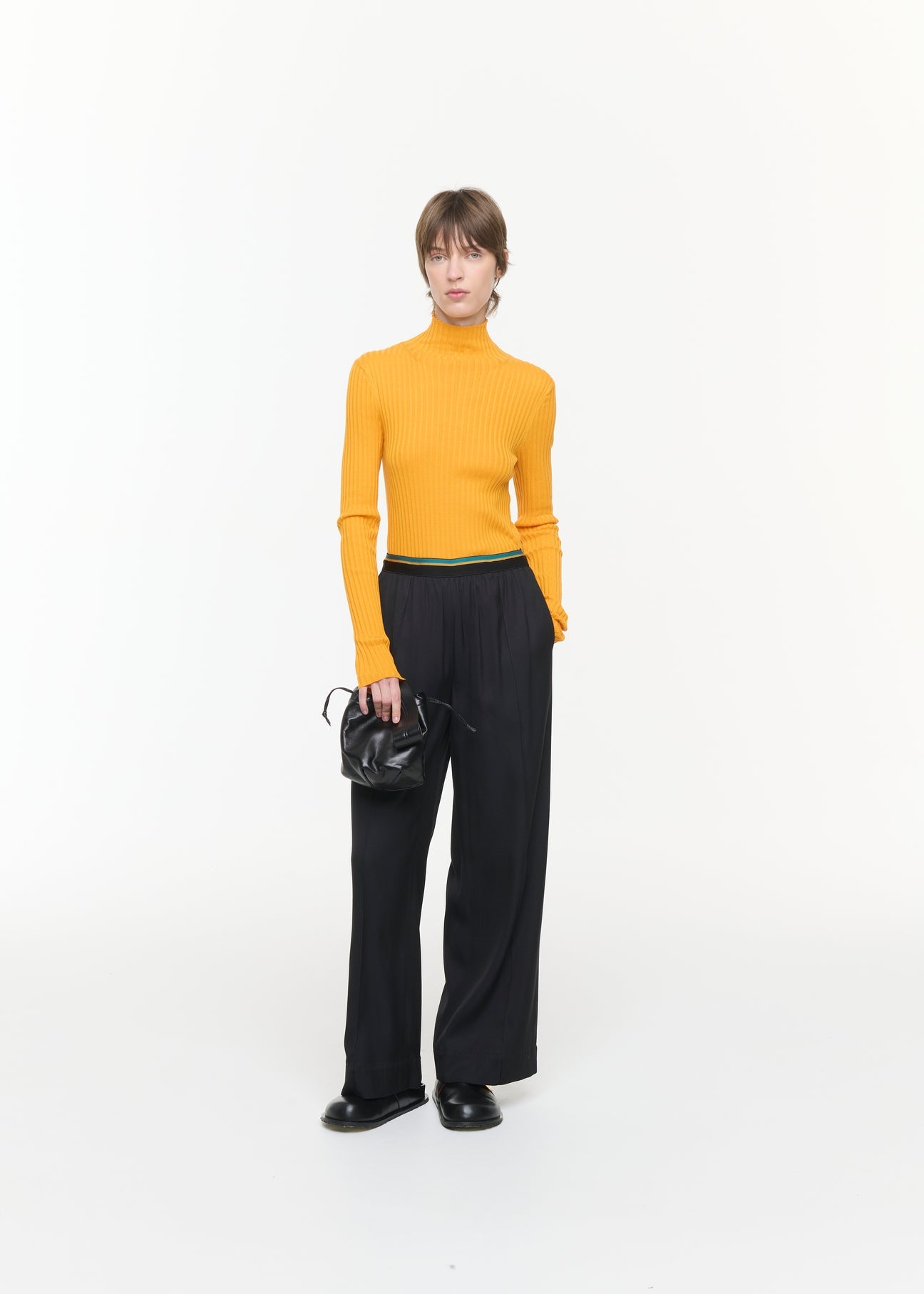PLAN C SABLE TROUSERS