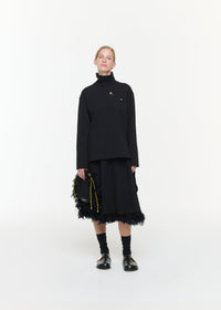 PLAN C SHEARLING SCARF